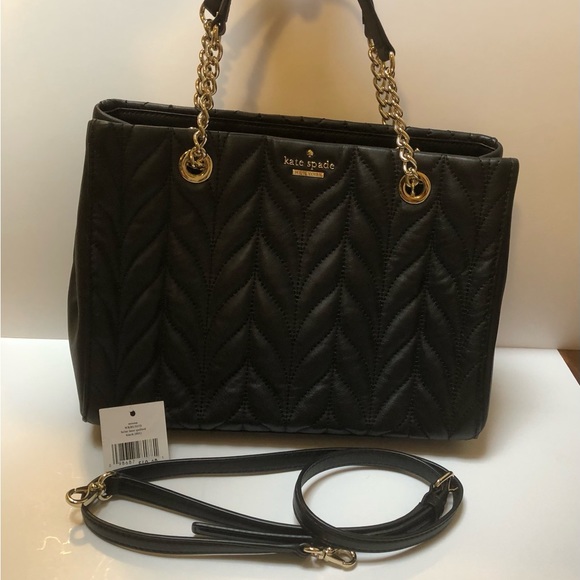 kate spade Handbags - Kate Spade ♠️Briar Quilted, Meena Black Leather Bag NWT